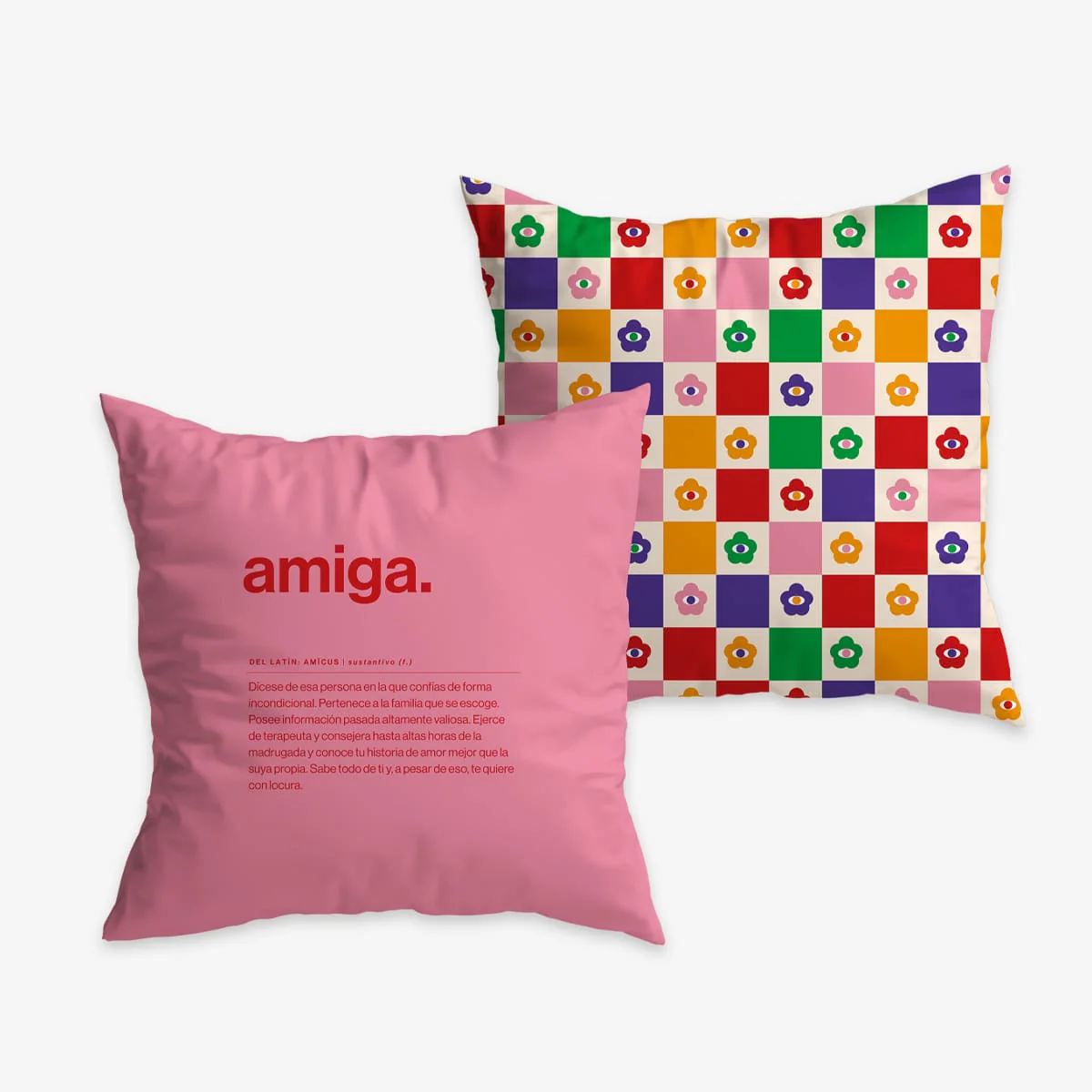 Funda de cojín "Amiga" Definición WEAREUO
