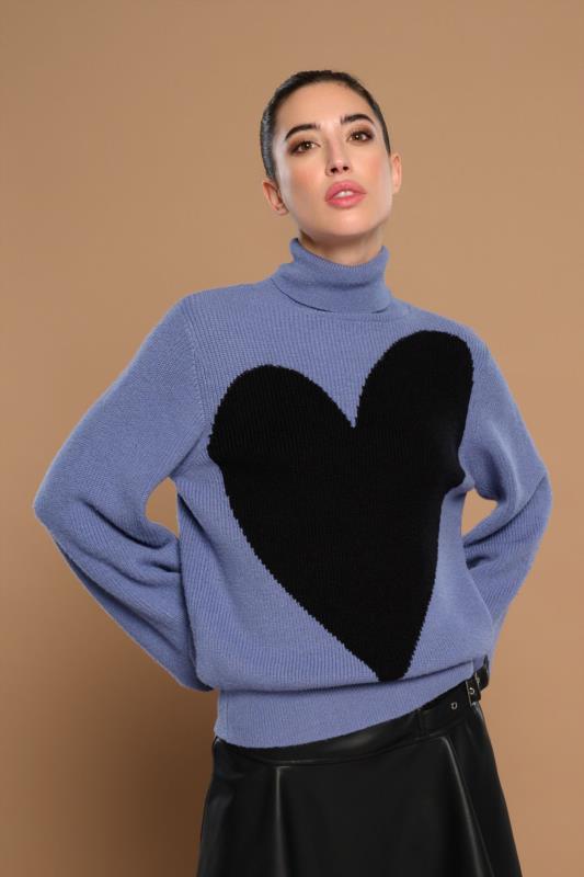 JERSEY NEGRO CUORE FRONTAL 