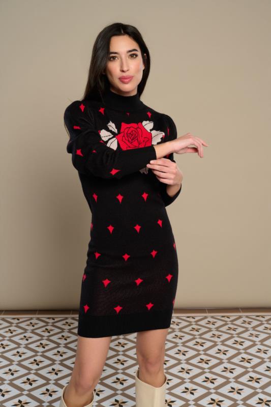 VESTIDO ROSO FRONTAL 1