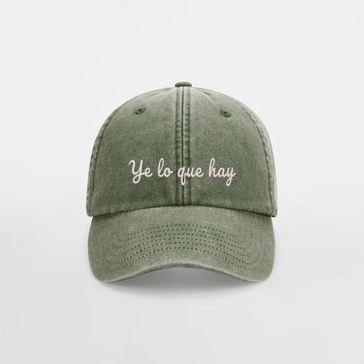 Gorra Verde "Ye lo que hay" ASTURIES PAL MUNDU