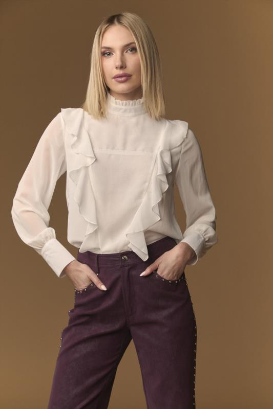 WHITE BOHO TOP DE MINUETO