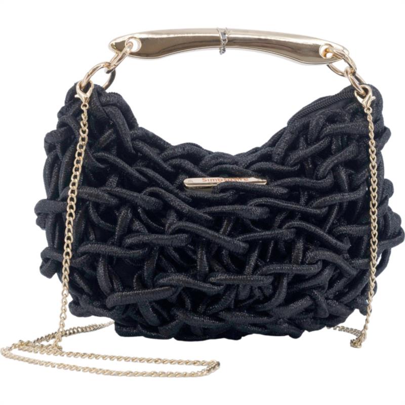 CLUTCH CLEMENTINE NEGRO DE SIMO SASTRE