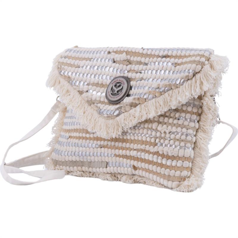CLUTCH BLOOM BEIGE DE SIMO SASTRE
