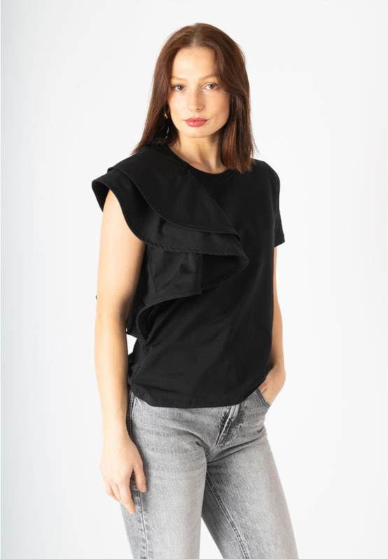 Camiseta volante asimétrico ANIMOSA