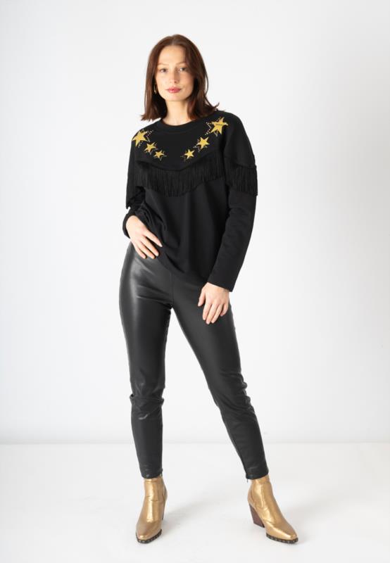 Sudadera flecos estrellas ANIMOSA