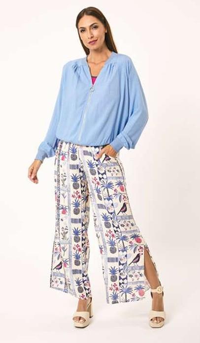 CHAQUETA VIVA EN AZUL CIELO DE LYLU