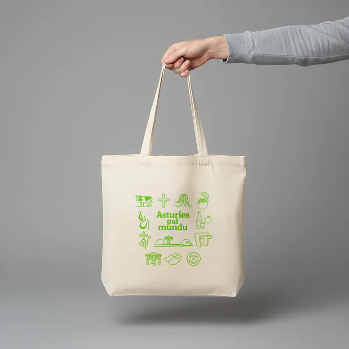 Tote bag iconos de ASTURIES PAL MUNDU