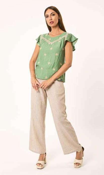 PANTALÓN WOW EN BEIGE DE LYLU