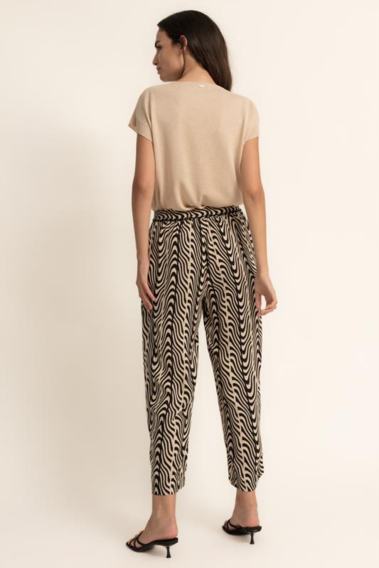 PANTALÓN KALLIE RECTO ESTAMPADO ONDAS DE CMS LOVE