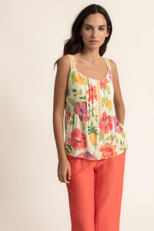 BLUSA FLORAL FLORISA DE CMS LOVE